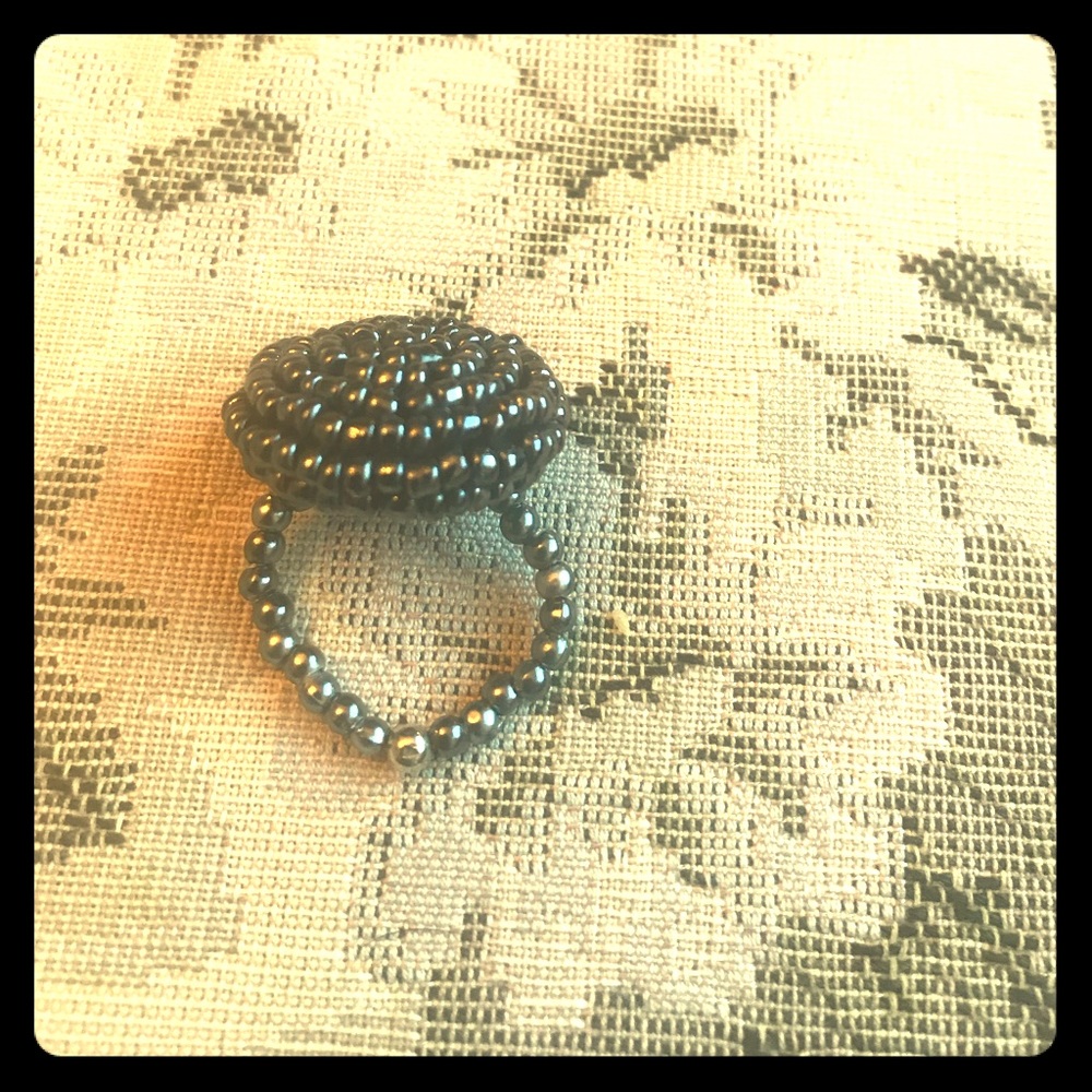 Stretchable Beaded Ring